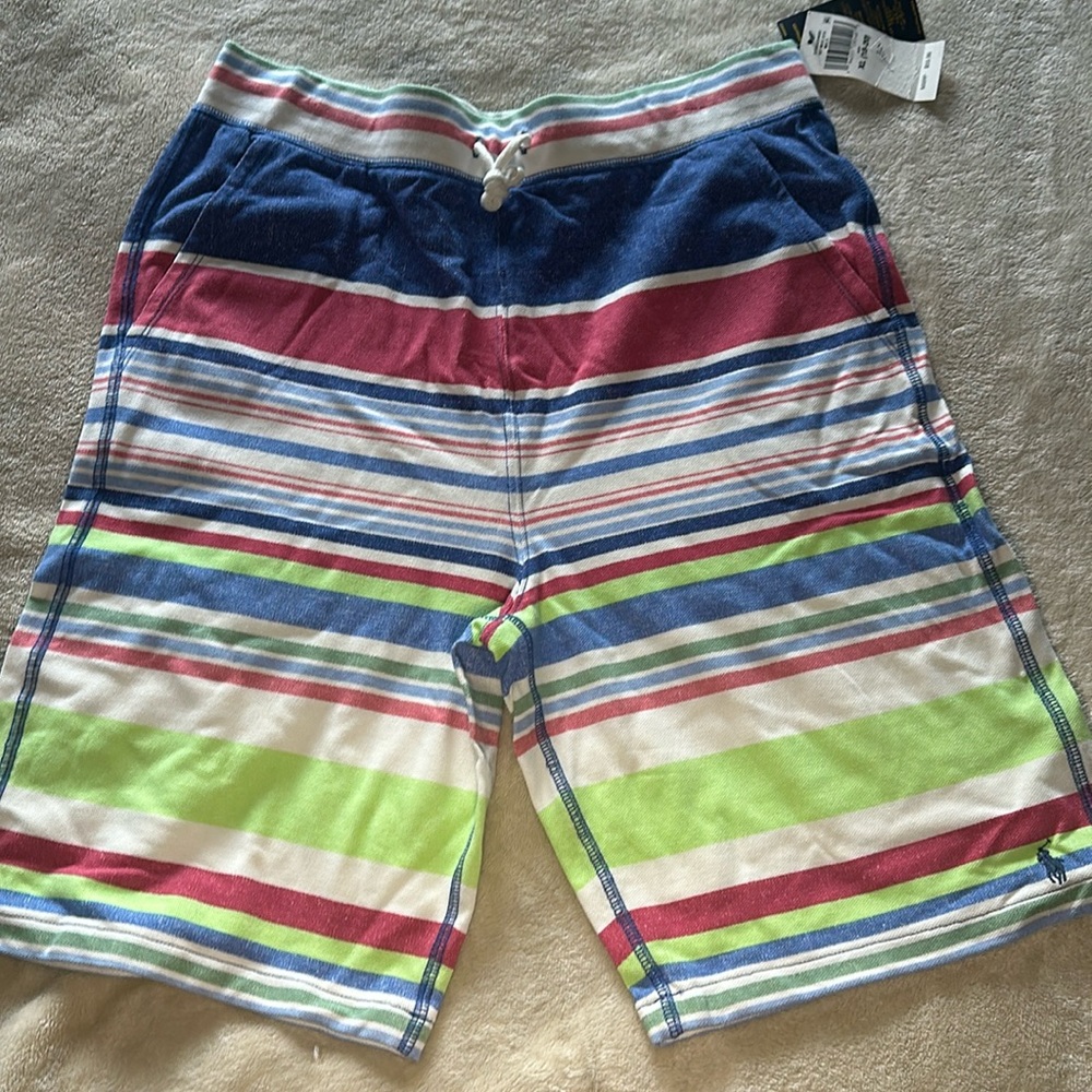 Polo Ralph Lauren Striped Cotton Mesh Short